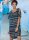 M8164 Damen Gürtel Flügelärmel Kleid Pullover, McCalls