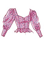 M8181 Damen Tops, Schnittmuster von McCalls