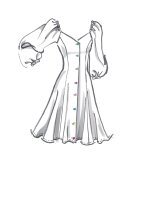M8177 Damen Gürtel Kleid, McCalls