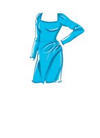 M8174 Damen Kleid, Schnittmuster von McCalls