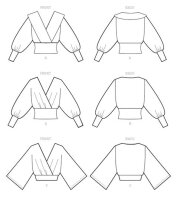 M8145 Damen Tops, Schnittmuster von McCalls
