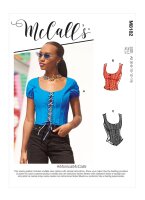 M8182 Damen Tops, Schnittmuster von McCalls