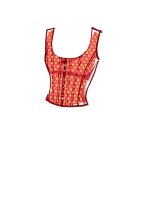 M8182 Damen Tops, Schnittmuster von McCalls