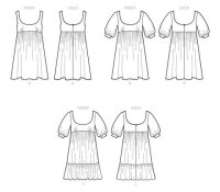 M8197 Damen Kleid, Schnittmuster von McCalls