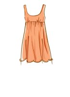 M8197 Damen Kleid, Schnittmuster von McCalls