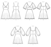 M8195 Damen Kleid, Schnittmuster von McCalls