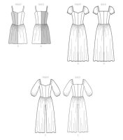 M8209 Damen Kleid Overall, McCalls