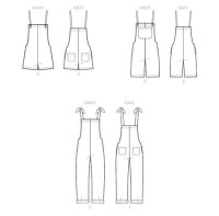 M8204 Damen Overall, McCalls