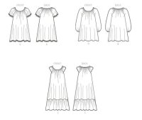 M8216 Damen Kinder Kleid, McCalls