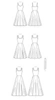 M8215 Damen Kleid, Schnittmuster von McCalls
