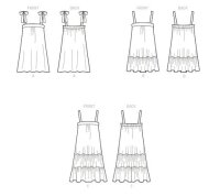 M8213 Damen Kleid, Schnittmuster von McCalls