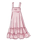 M8213 Damen Kleid, Schnittmuster von McCalls