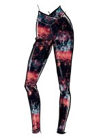 M8244 Damen Tops Leggings, McCalls
