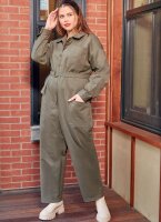 M8243 Damen Overall Gürtel Einteiler, McCalls