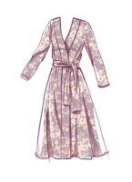 M8245 Damen Overall Robe Einteiler Schärpe, McCalls