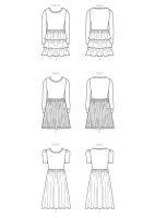 M8251 Kinder Mädchen Kleid, McCalls