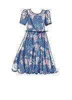 M8251 Kinder Mädchen Kleid, McCalls