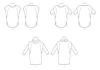 B6854 Damen Tops Tunika, Butterick