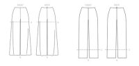 B6851 Damen Hose Shorts, Butterick