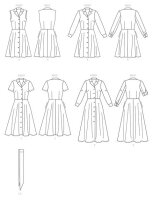 B6843 Damen Schärpe, Butterick