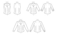 B6842 Damen Kragen Shirts, Butterick