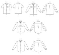 B6841 Shirts Unisex, Butterick