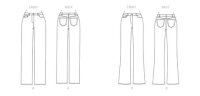 B6840 Damen Jeans, Butterick