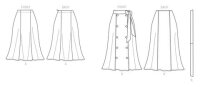 B6866 Damen Shirt Schärpe, Butterick