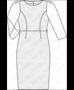 6083 Kleid, Schnittmuster von Burda
