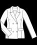 6078 Blazerkleid und Jacke mit Klappentaschen, Burda