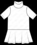 9272 Rollkragenshirt und,kleid, Burda