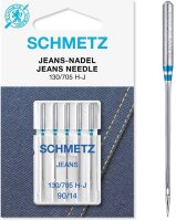 SCHMETZ Nähmaschinennadeln | 5 Jeans-Nadeln |...
