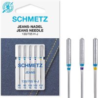 SCHMETZ Nähmaschinennadeln | 5 Jeans-Nadeln |...