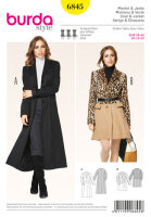 6845 Blazermantel, Jacke, Burda