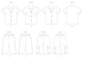 B3475 Jungen Shorts Shirts, Butterick