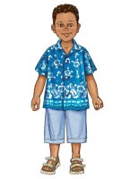 B3475 Jungen Shorts Shirts, Butterick