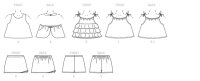 B4503 Mädchen Shorts Top Wickelrock, Butterick