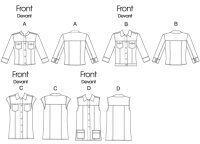 B5616 Jackett Damen, Butterick