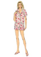 B6296 Damen Hose Shorts Top, Butterick