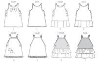 B5945 Mädchen Trägerkleid, Butterick