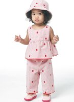B5629 Kinder Top Hose Höschen Kleid Hut, Butterick