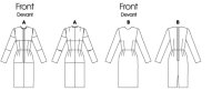 B5627 Damen Mantel Kleid, Butterick