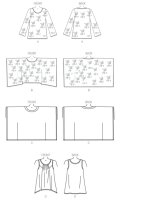 B6173 Damen Pullover Top, Butterick