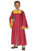B4542 Kinder Kragen Robe, Butterick