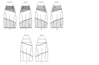 B6180 Damen Röcke, Butterick