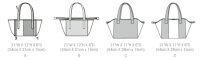 B6188 Taschen, Schnittmuster von Butterick