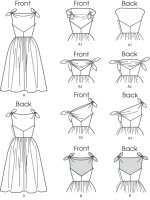 B5708 Damen Kleid, Butterick