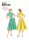 B6055 Damen Gürtel Kleid, Butterick