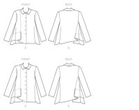 B6325 Damen Shirts, Butterick
