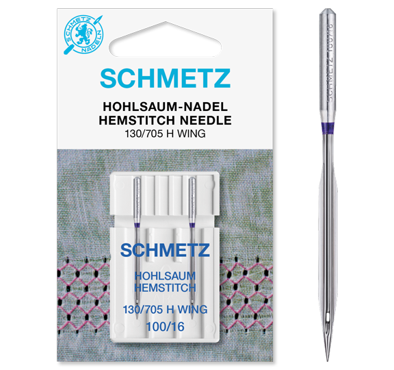 SCHMETZ Hohlsaum-Nadel 130/705 H-WING DES